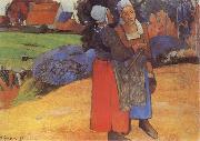 Breton Peasants Paul Gauguin